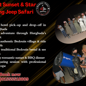 Desert Sunset & Star Gazing Jeep Safari in Hurghada