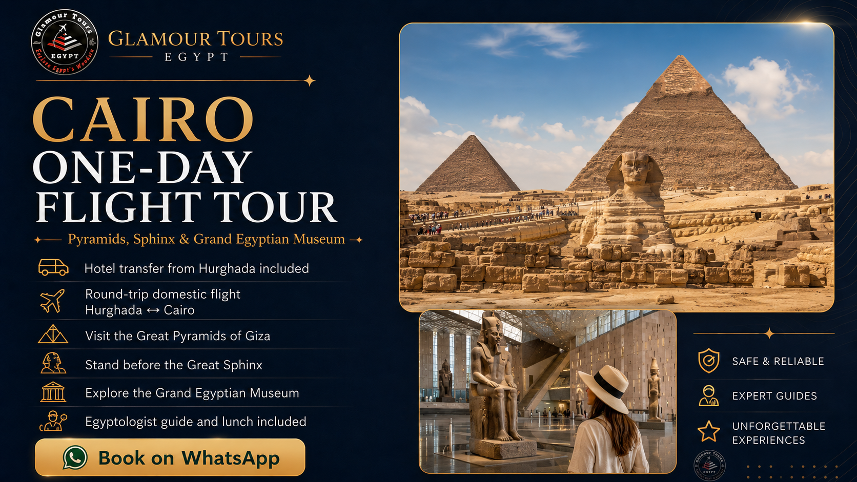 Cairo One-Day Flight
